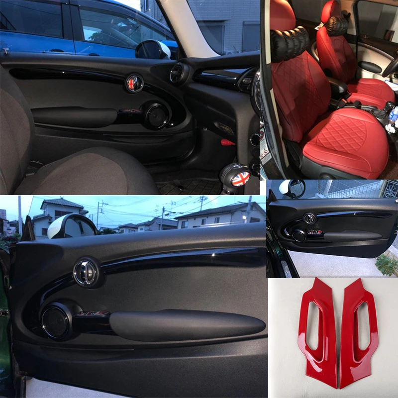 Фирменная Новинка ABS Пластик и Origninal часть MINI JCW передняя решетка отделка w/чили красный Mini Cooper F56(1 шт./компл.) Номинальная 5,0/5 на основе