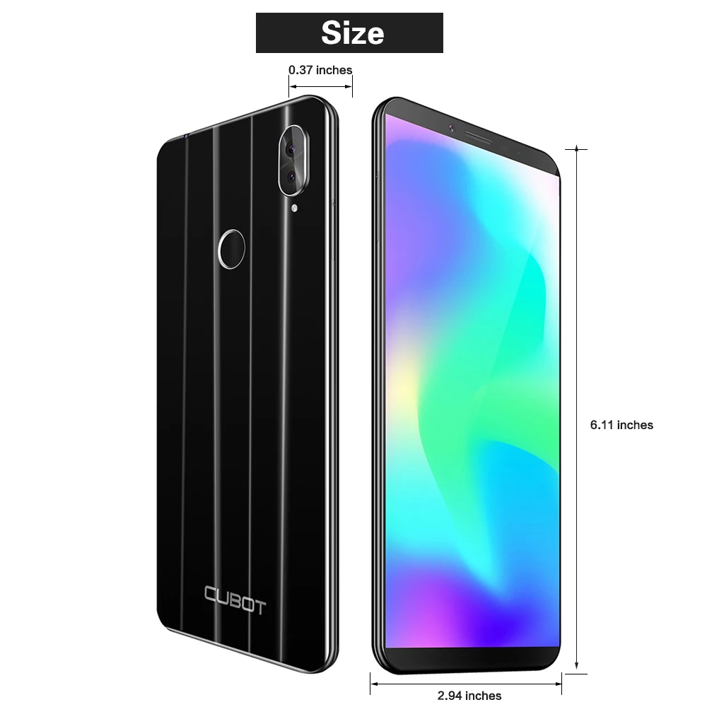 Оригинальный CUBOT X19 4G планшетофон (плафон) 5 93 ''Android 8 1 MT6763T (Helio P23) Восьмиядерный 2