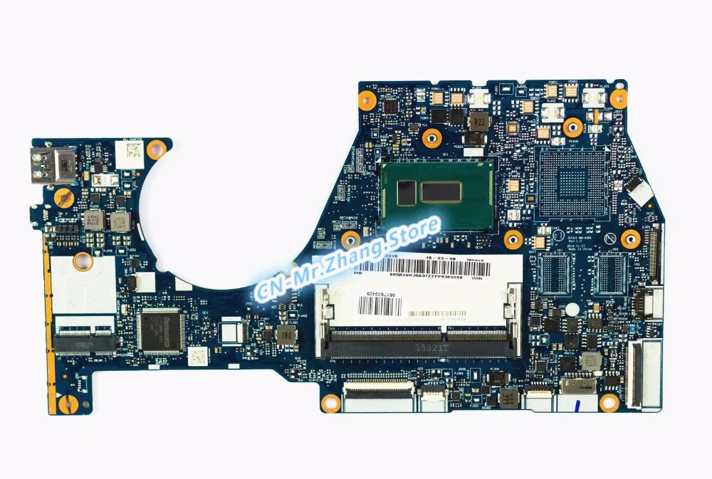 

SHELI FOR Lenovo yoga 3 14 Laptop motherboard SR23W W i7 5500U CPU NM-A381 5B20H35674 DDR3L