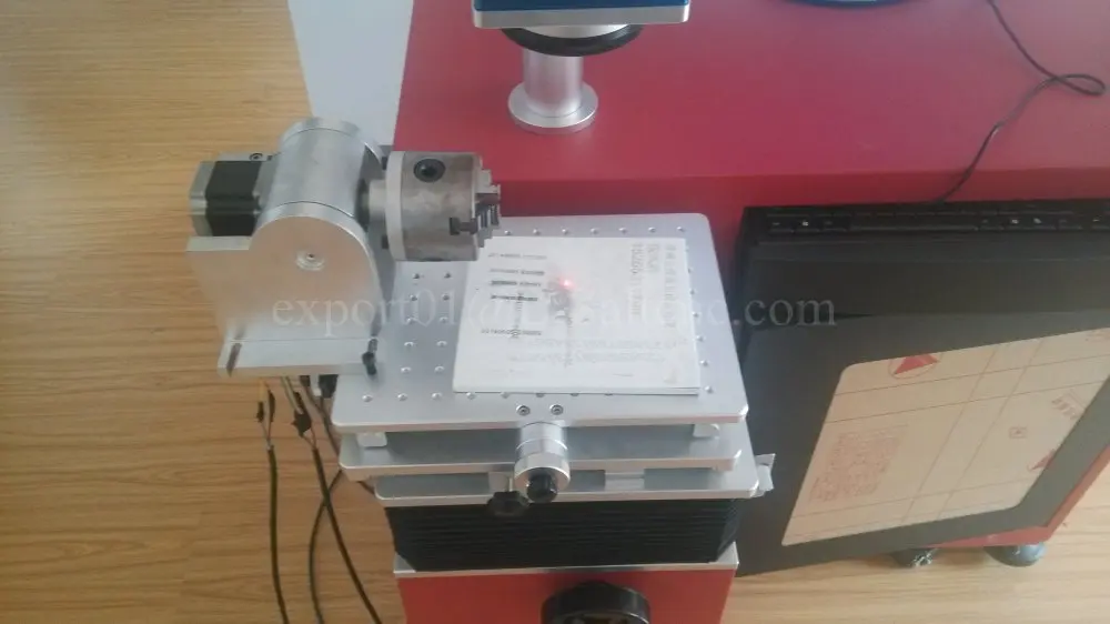 Chinese homemade 90W CO2 laser marker for leather images - 6