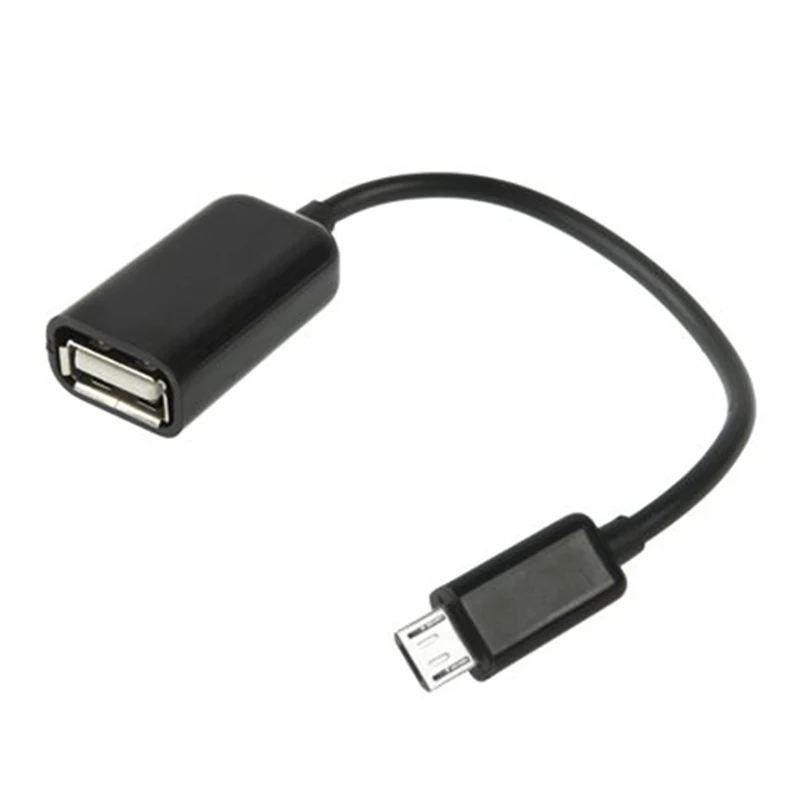 Черный Micro USB OTG кабель передачи данных Micro USB адаптер «Папа-мама» для samsung htc Android