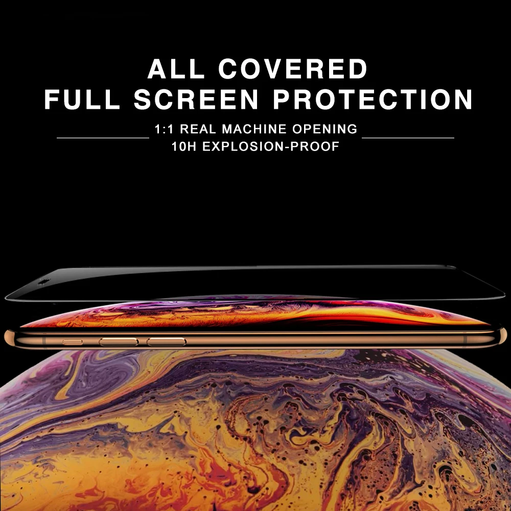 9D Защитное стекло для apple iphone 11 11pro закаленное x xs 12 pro max xr 8 7 6 6s plus защита