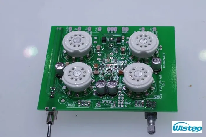 IWISTAO HIFI трубный усилитель мини пуш ап с переключателем источник питания 2X16W 6F2 Preamp