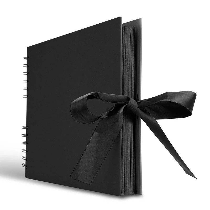 DIY альбом для скрапбукинга крафт бумага юбилей Свадьба Гость книга Подарки