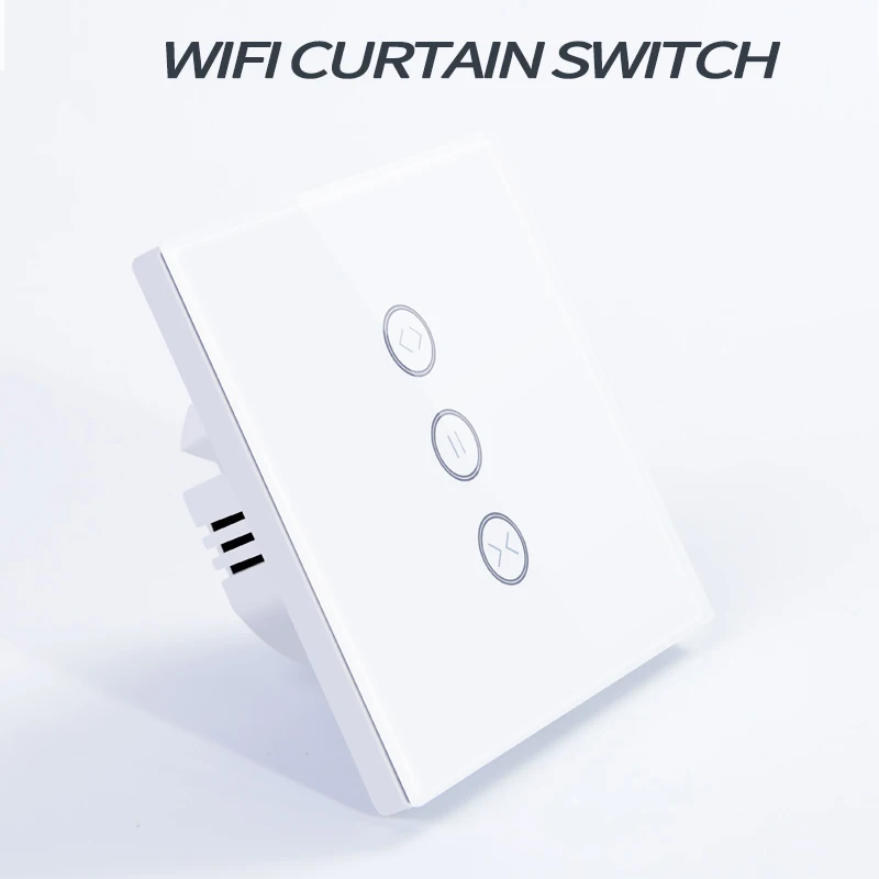 Великобритания/ЕС занавес переключатель wifi swich настенный выключатель стеклянная панель умный мобильный контроль работа с Amazon Alexa Google home для умного дома