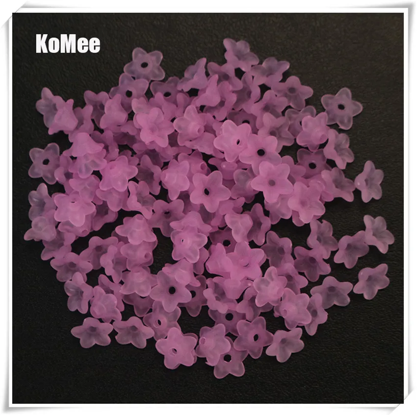 Бесплатная доставка 1000 шт. светильник с фиолетовыми цветками лилии Матовые