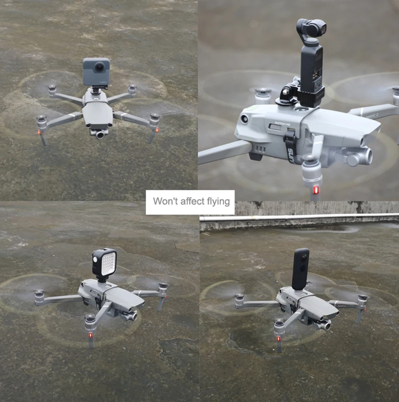Адаптер для подключения камеры DJI Drone для DJI Mavic 2 Pro/2 Zoom с креплением для OSMO Action Insta360 ONE X Panorama camera