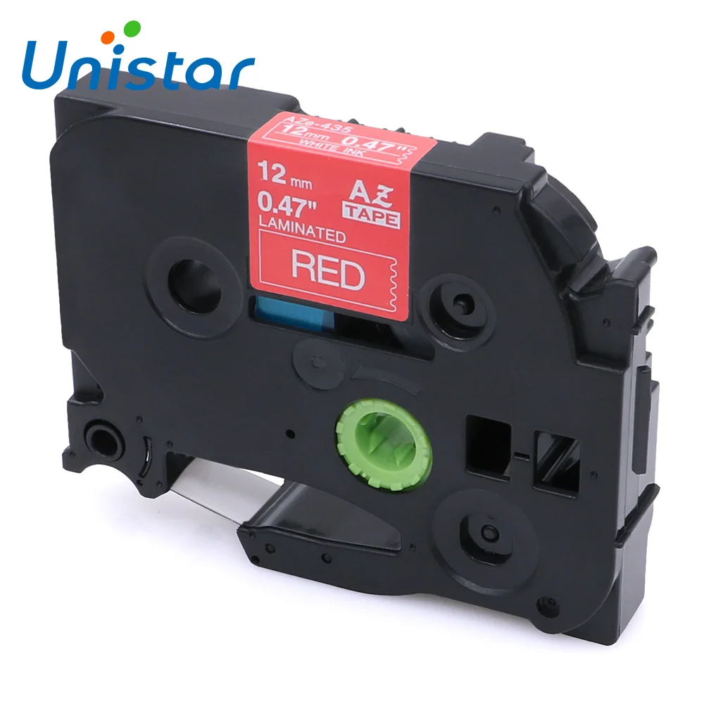 Unistar 2 шт. 12 мм * 8 м белые на ярлыках ленты для этикеток совместимые с принтерами