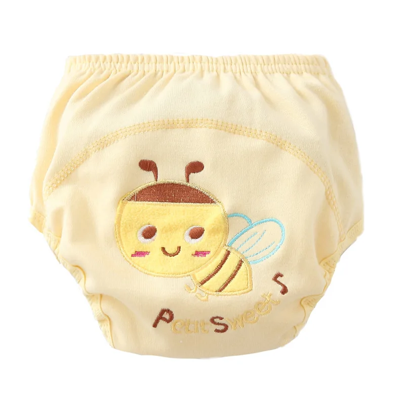 HOT 2016 NEW 1Pcs Cute Baby Cotton Training Pants Reusable Diapers Cloth Diaper Washable Infants Nappies ED251WD | Мать и ребенок