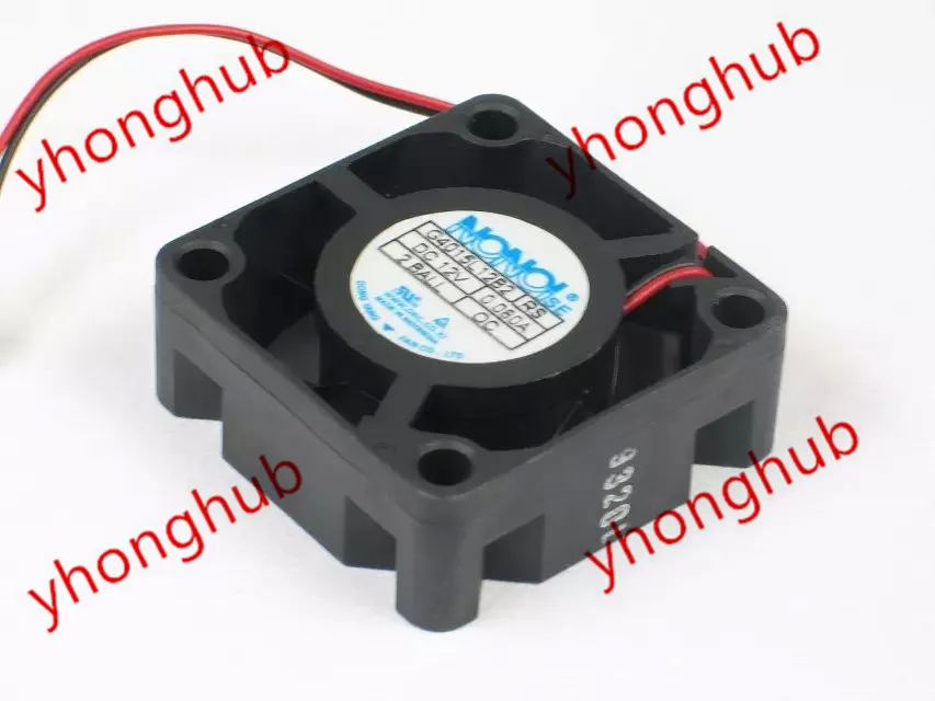 NONOISE G4015L12B2 RS DC 12V 0.080A 2 проводной 40x40x15 мм Сервер вентилятор охлаждения|square fan|server fandc