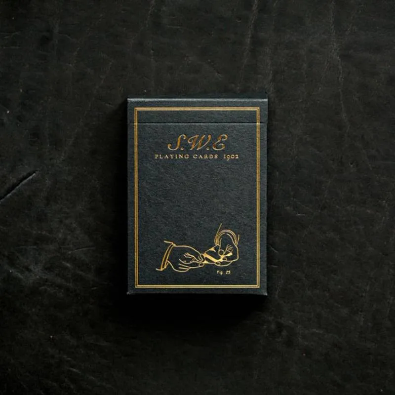 Ellusionist SWE BLACK ограниченная колода знаток на Карточном столе игровые карты