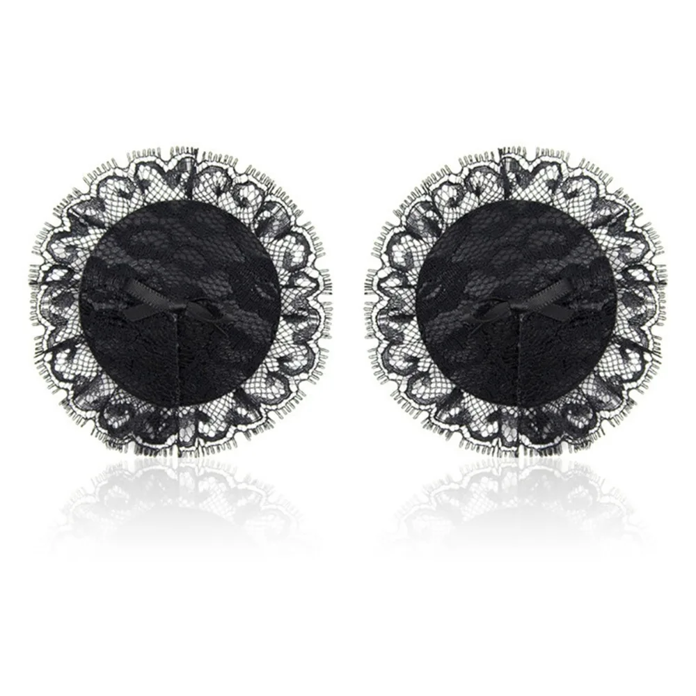 Многоразовые женские сексуальные накладки на соски кружевные круглые