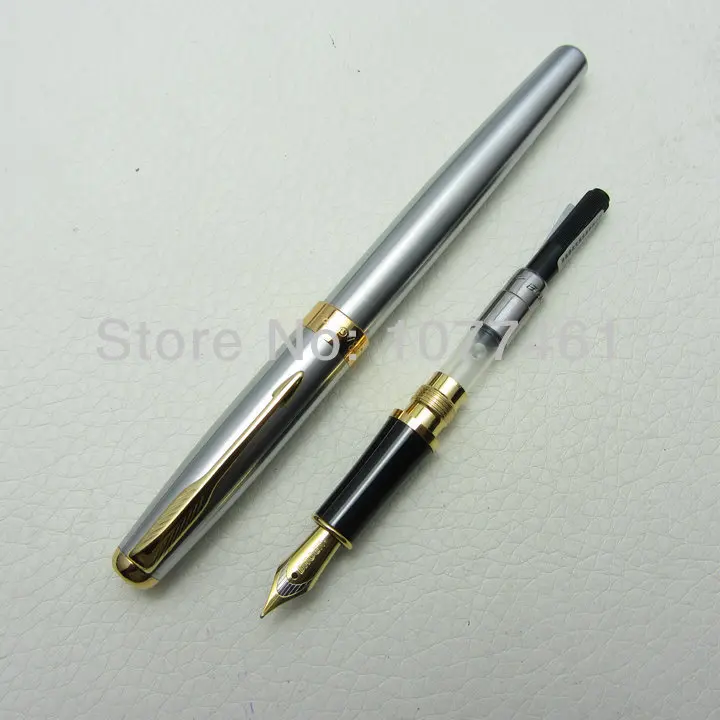 BAOER 388 silver and golden clip Fountain Pen B1001 | Канцтовары для офиса и дома