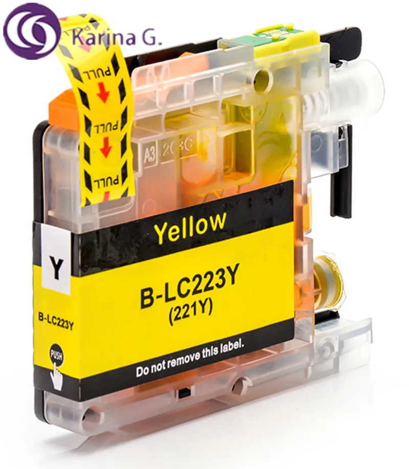 4X совместимые картриджи для принтера Brother LC223 (LC221) MFC J4420DW J4620DW J4625DW J5320DW J5620DW EU