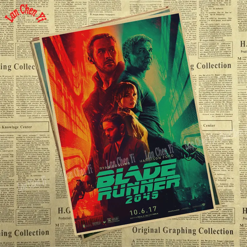 Blade Runner постер фильма комплект крафт бумага кафе бар ретро плакат декоративной