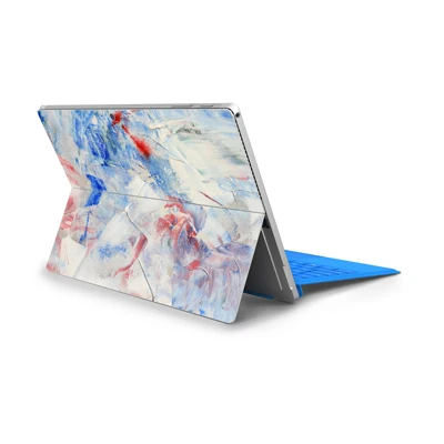 Цветные масляные наклейки для ноутбука для microsoft Surface Pro 5 Pro 6 задняя крышка ПВХ Виниловые наклейки для поверхности Pro 4 кожи - Цвет: SPS-16(035)