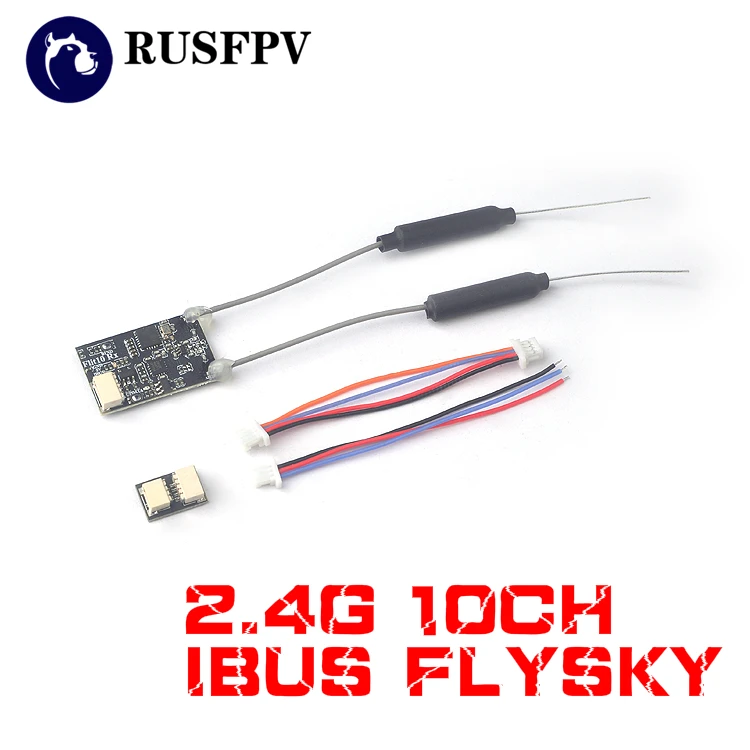 0,5g Flit10 2,4G 10CH микро телеметрический Flysky совместимый приемник Ibus для FS-I6X FS-i6S FPV гоночный Дрон Квадрокоптер
