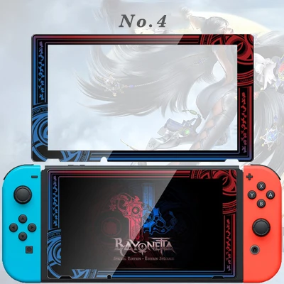 6 Для nintendo Switch NS консоль Экран протектор Закаленное Стекло игра детская футболка с принтом "Let's Go Пикачу Иви красочный ультра Protetor с пленочным покрытием - Цвет: 6