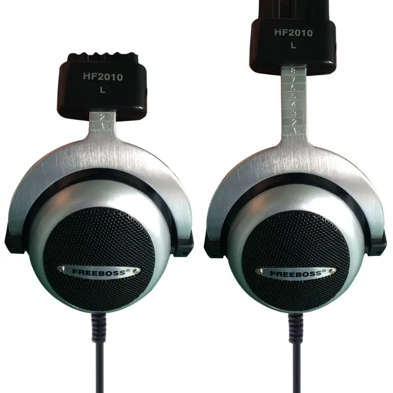 FREEBOSS HF2010 Hi-Fi наушники полуоткрытые Накладные наушники 3,5 6,3 разъем регулируемый и светильник вес оголовье hifi гарнитура наушники