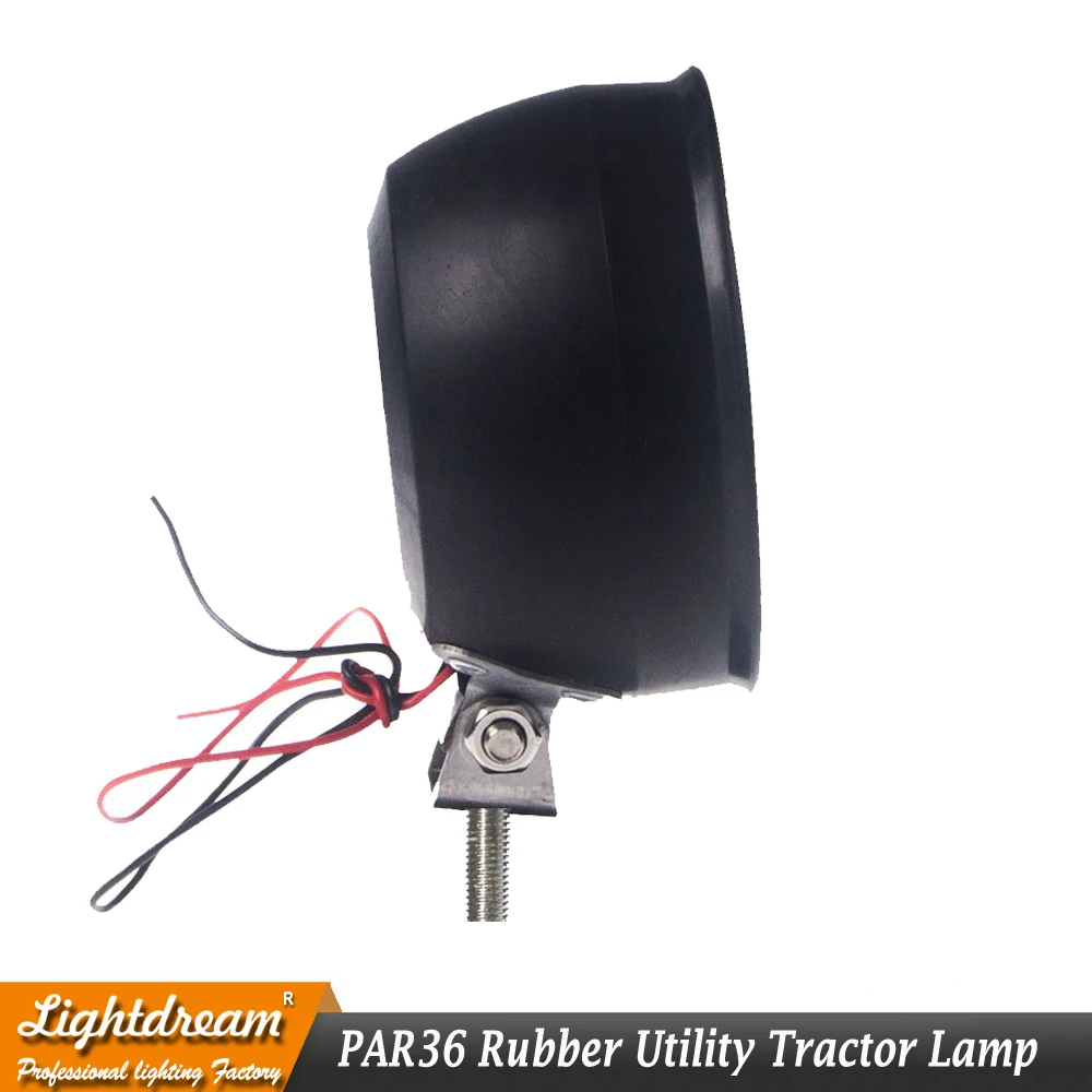 Par 36 круглый вспомогательная лампа резиновый корпус 12V 24V лампы накаливания Par36