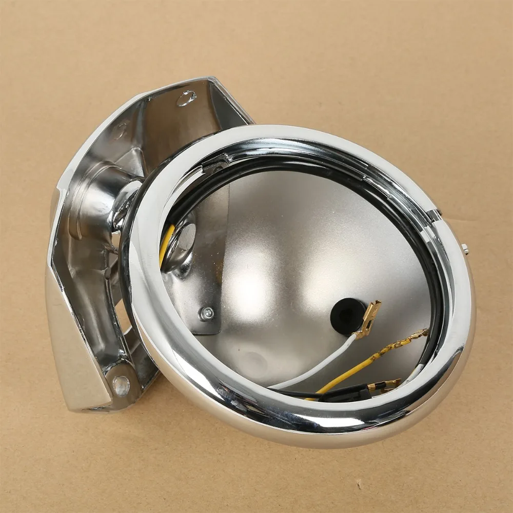5,7" фара черный корпус ведро W/кронштейн для Harley Davidson модели FLHT EFI FLHTI мотоцикл