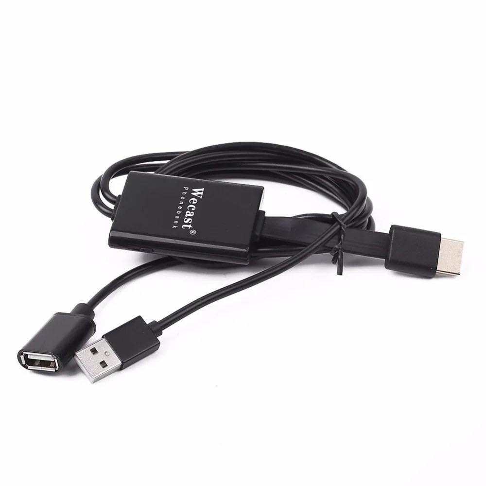 Wecast проводной ТВ-карты ключ литой Экран зеркало HD ТВ кабель HDMI для IOS Android Системы