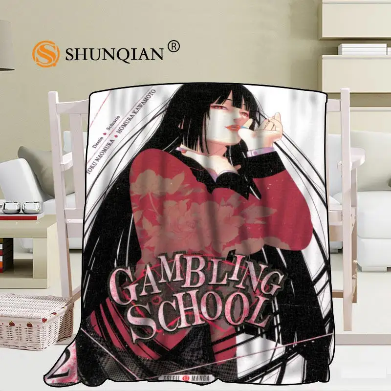 8 Kakegurui аниме одеяло смешанная ткань 56x80 дюймов 50X60 дюймов 40X50 дюймов диван кровать пледы одеяло ребенок взрослый теплое одеяло - Цвет: 8