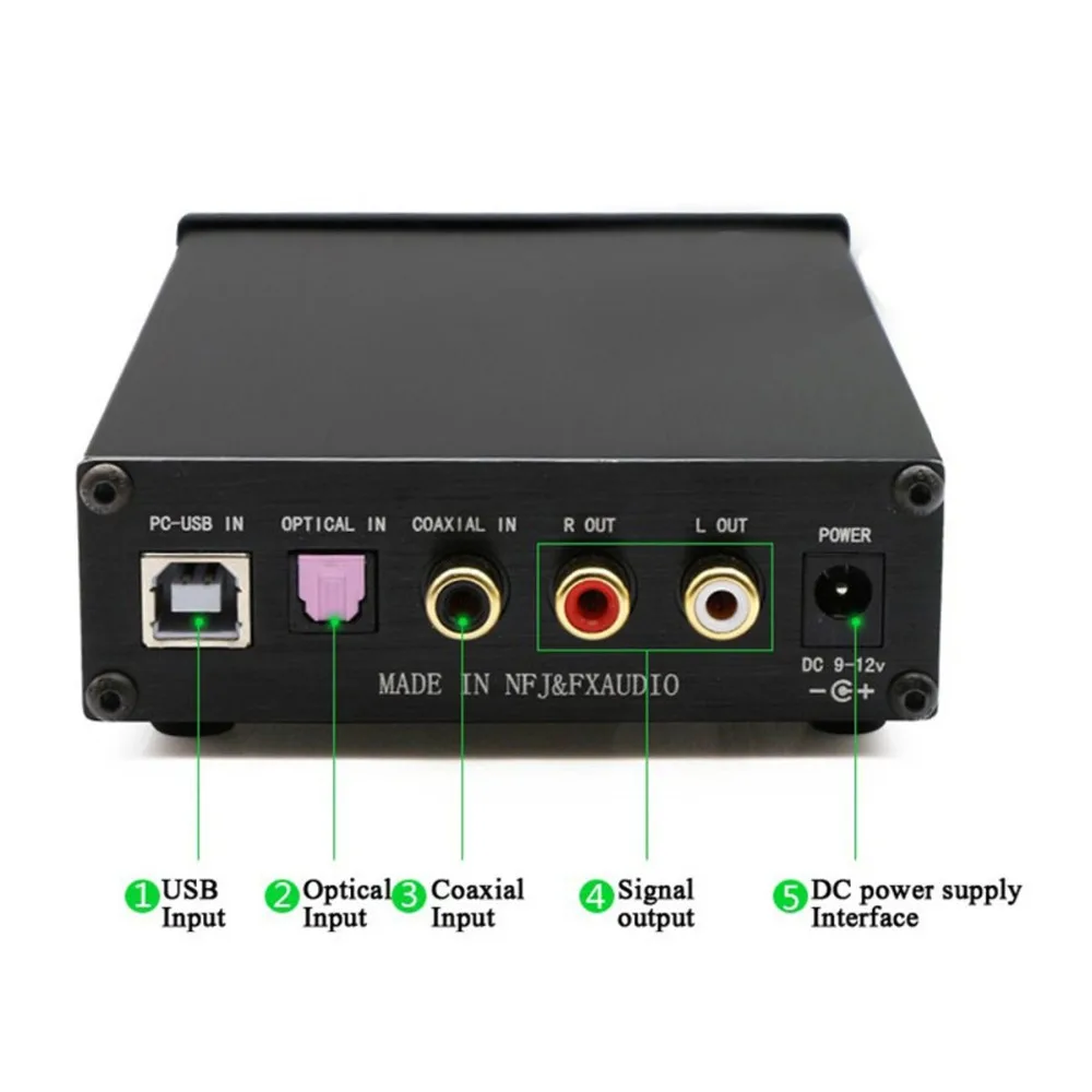 Профессиональный усилитель для наушников FX Audio DAC X6 USB коаксиальный Оптический Hi Fi
