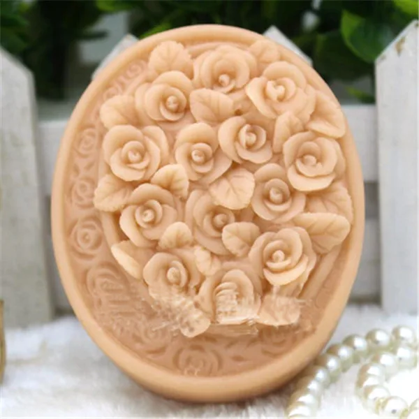 Силиконовые формы цветы резной аромат камень силикагель форма цветок роза