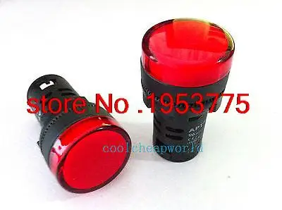 

10PCS 24V 22mm Red LED Power Indicator Signal Light