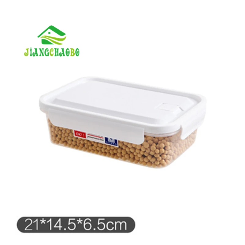 Rrectangle M JiangChaoBo Портативный Ланч-бокс для микроволновой печи, пластиковый контейнер для хранения фруктов, небольшой Ланч-бокс, герметичная коробка - Цвет: Rrectangle M