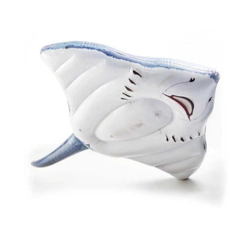 Мультяшное сиденье для плавания в форме рыбы плавающее кольцо надувной