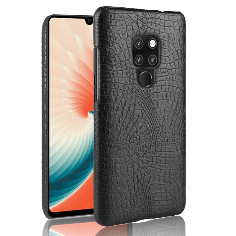 Huawei Mate 20 Case Mat phone bag case Luxury Crocodile Skin PU Protective Cover For |
