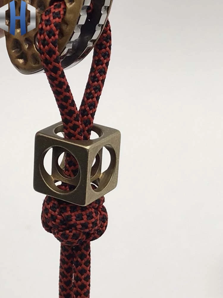 Изготовление на станке с ЧПУ шестисторонние изысканные латунные бусины для ножа