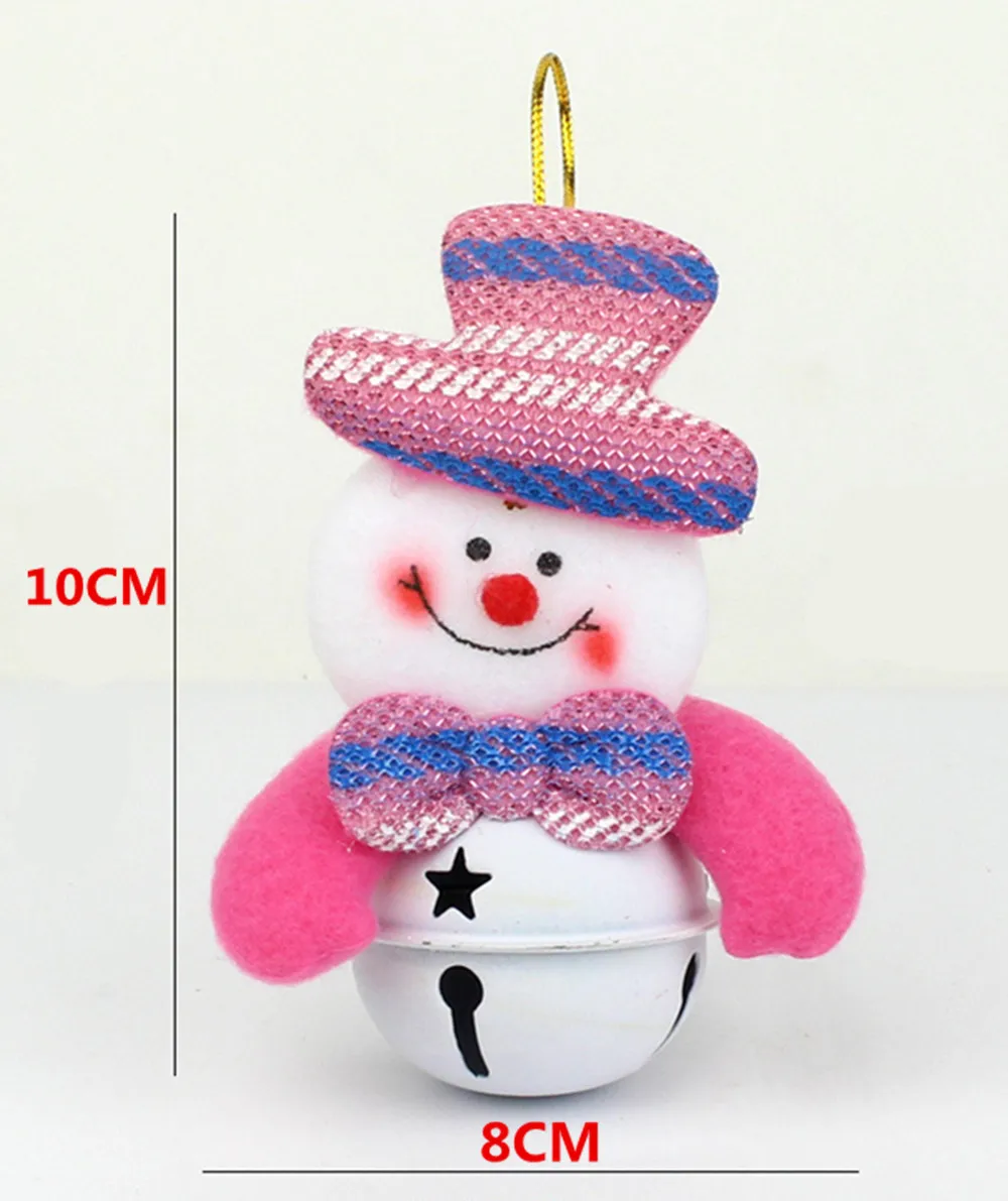

8pcs Cute Christmas Tree Decoration Pendant Santa Clause Bear Snowman Elk Doll Hanging Ornaments Christmas Decoration for Home