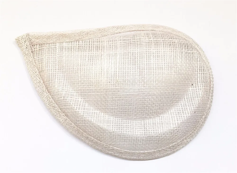 1 шт. 6," x 4,5" КАПЛЕВИДНАЯ шляпа Sinamay Вуалетка основа Millinery Ремесло Материал B064