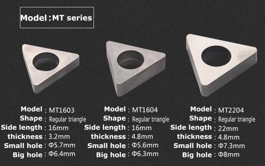 10pcs Carbide Shim Seat MT1603 MT1604 STM16 MD1504 MC1204 MV1603 MW0804 Accessories CNC knife pad for CNC Turning Tool