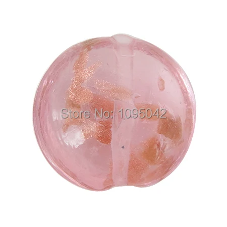 Free shipping!!!Gold Sand Lampwork Beads New 2014 Jewelry Flat Round 20x10mm Hole:Approx 1.5mm 100PCs/Bag Sold By Bag | Украшения и