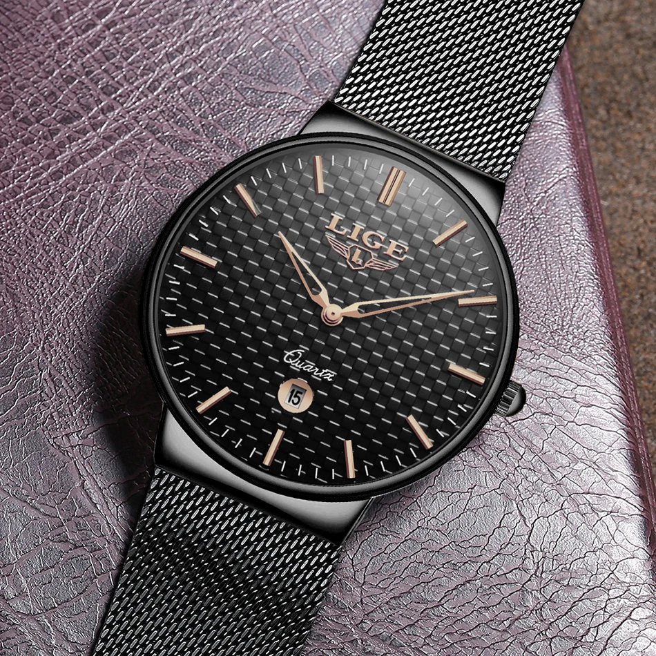 Reloj Mujer LIGE модные роскошные Брендовые женские кварцевые часы для Montre Femme женские часы Relogio Feminino женские золотые часы