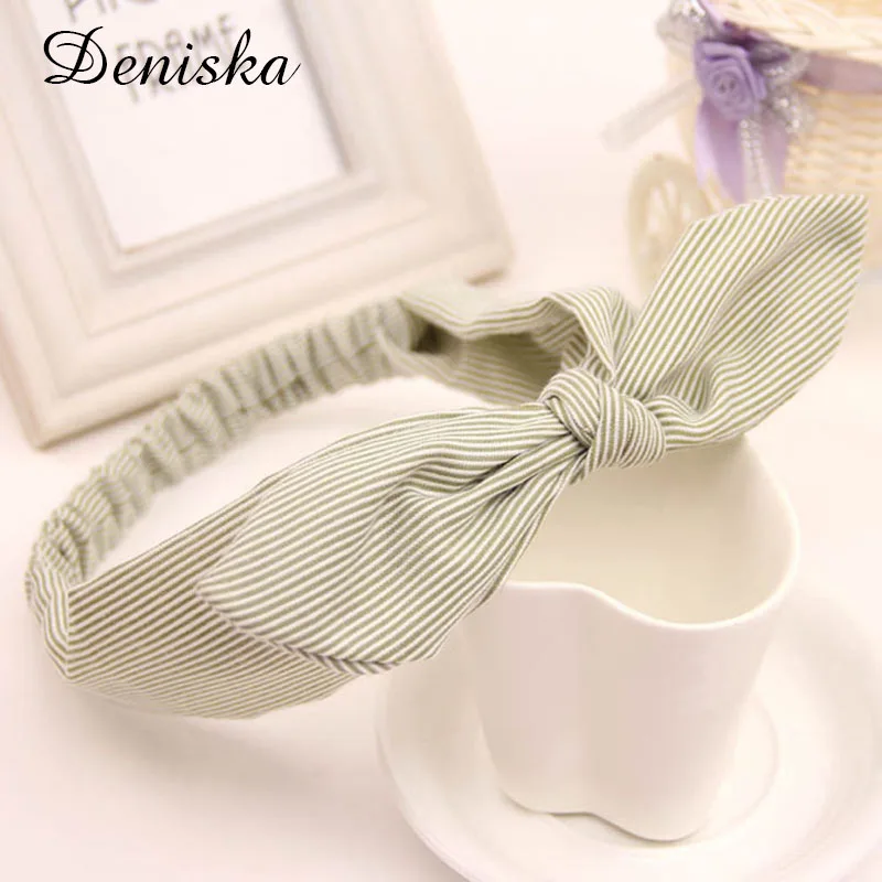 Высокая Качественный хлопок полосатый повязка для Для женщин леди завязанный