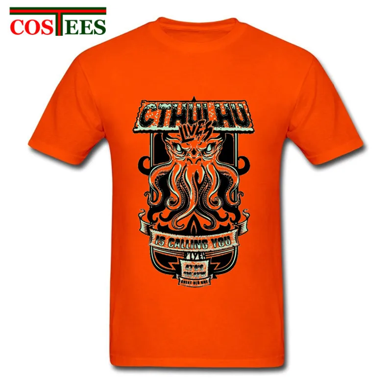 Забавные футболки Cthulhu camiseta для мужчин это вызов вам футболка хлопковая летняя