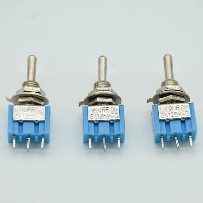 5 шт. ВКЛ./ВЫКЛ. 3 контактный мини выключатель SPDT AC 125 В/6 А 250 В/3 А|Выключатели| |
