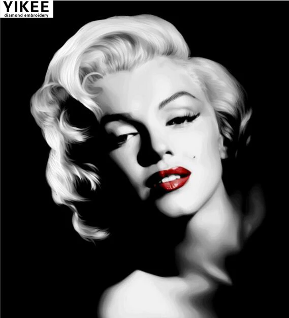 

diy diamond embroidery marilyn monroe photo,diamond painting full square,painting rhinestone,marilyn monroe painting H063