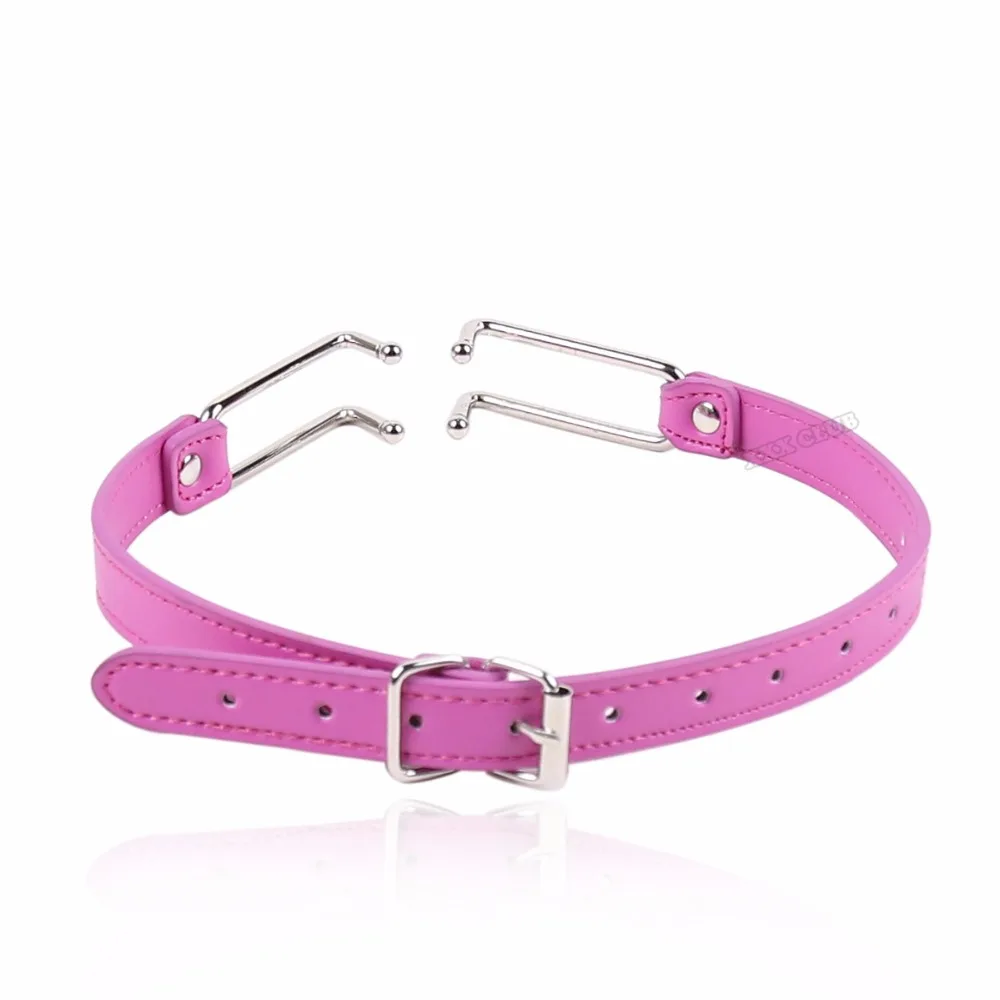 Тьерри игры для взрослых 2 цвета металл и кляп из искусственной кожи с открытым