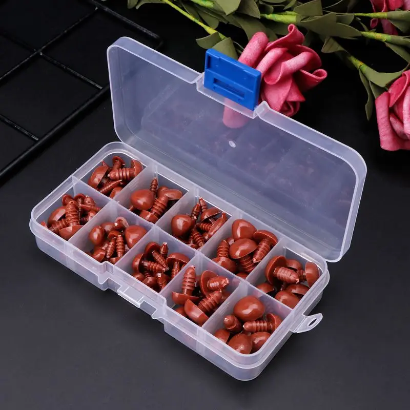 100 шт Пластиковые безопасные носики для медвежонка щенка куклы мягкие игрушки