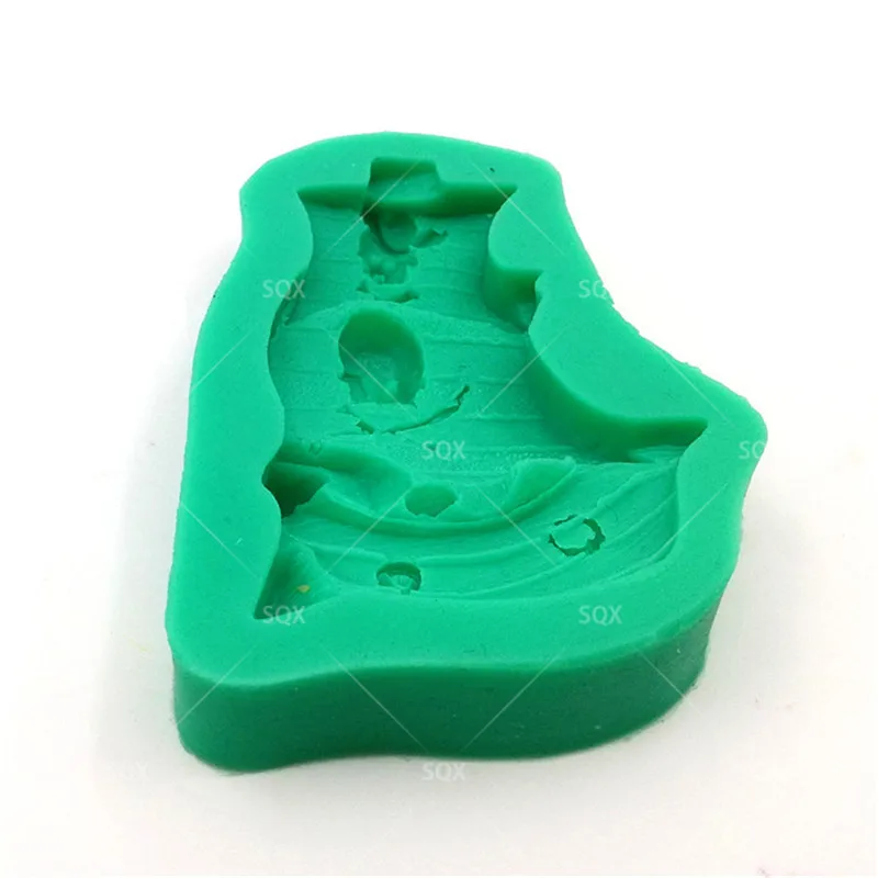 Pirate Corsair Cartoon Party Silicone Fondant Mould Cake Decorating Baking Tools Kitchen Accessories SQ15310 |