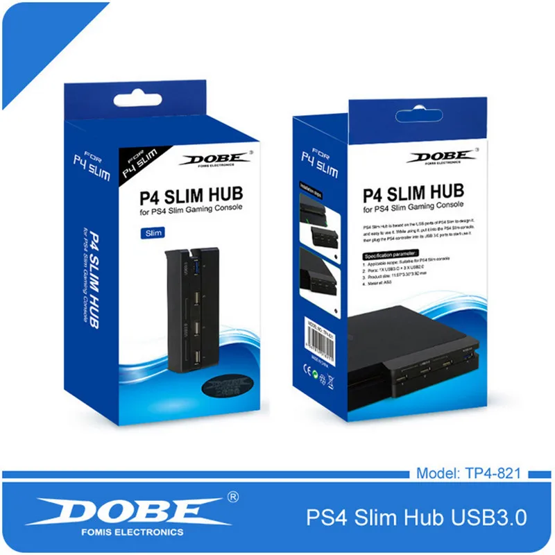 PS4 Slim аксессуары Play Station 4 консоли USB HUB 3 0 High Скорость & 2 Порты и разъёмы Продлить