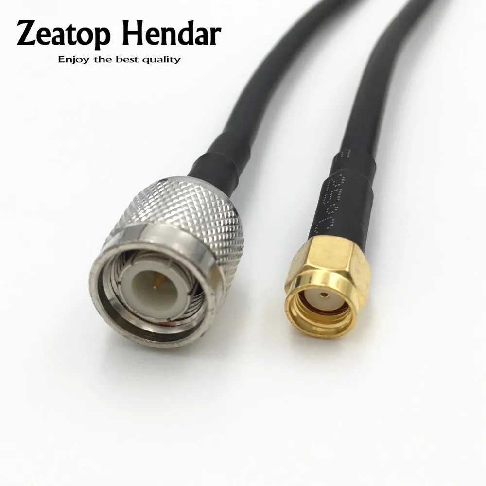 10 шт. RG58 / LMR195 RF кабель TNC Штекерный разъем RP SMA коаксиальный фоторазъем 15 см 20 30 50 1 м