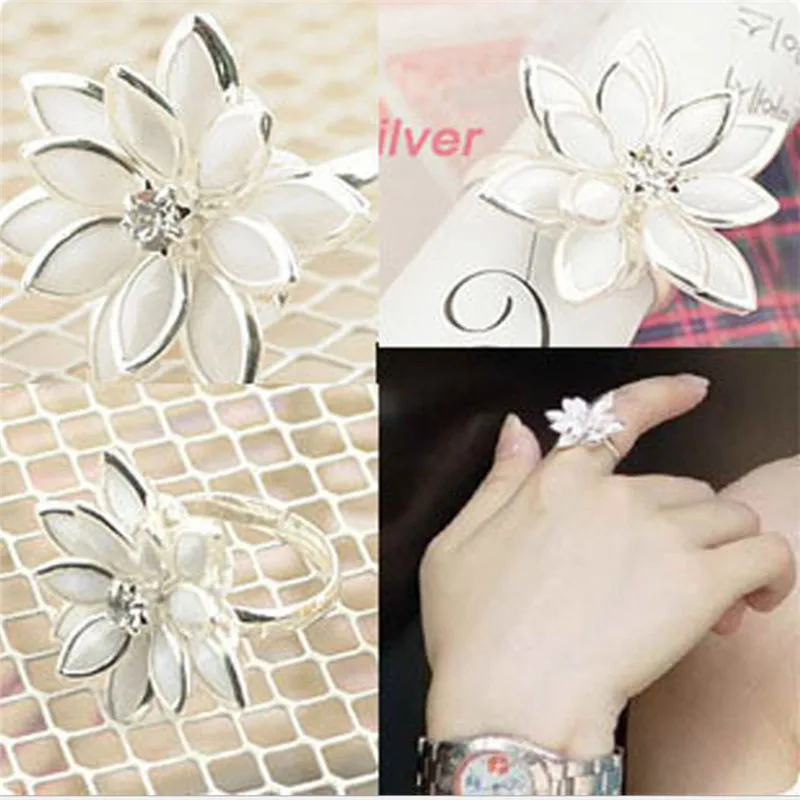 1 шт./лот многослойное кольцо с камелией для женщин Лотос модные богемные