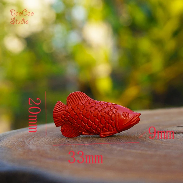 Красные Бусины Cinnabar резные Arowana F Pandent латунь бусины в виде гуру медь Mala Japa браслет